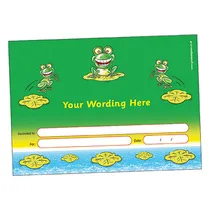 Personalised Frog Certificates - A5