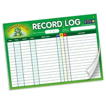 Good To Be Green Behaviour Trends Record Log Pad