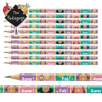 Pedagogs Pencils - Pink & Green (12 Pencils)