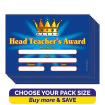Head Teacher's Award Certificates (A5)