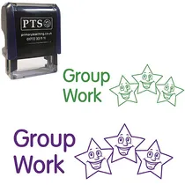 Group Work Stamper - Stars (38mm x 15mm)