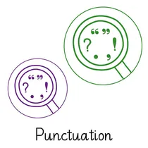 Pedagogs Marking Stamper - Punctuation (20mm)