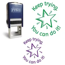 Keep Trying You Can Do It Stamper (25mm)