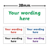 Personalised Design Your Own Stamper (38mm x 14mm)