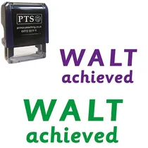 WALT Achieved Stamper (38mm x 15mm)