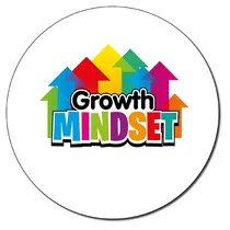 Personalised Growth Mindset Stickers (35 per sheet - 37mm)