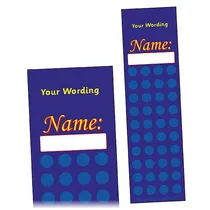 Personalised Bookmarks - Diddi Dots Design (60mm x 210mm)