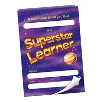 'A Note Home' Superstar Learner Praisepad (60 Pages - A6)