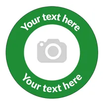 Upload Your Own Visitor Stickers (35 per sheet - 37mm)