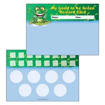 Sticker Saver Reward Cards - Good to be Green (30 Cards - A5)