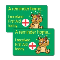 I Received First Aid Stickers (32 Stickers - 46mm x 30mm)