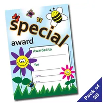 Special Award Certificates (20 Certificates - A5)