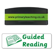 Guided Reading Stakz Stamper - Green Ink (44mm x 13mm)