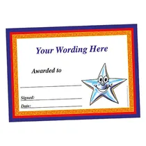 Personalised  Star Certificate (A5 Sized)