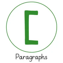 Pedagogs Marking Stamper - Bracket - Paragraphs (25mm)