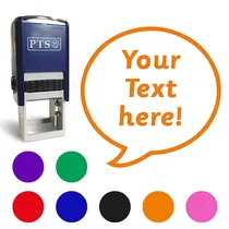 Personalised Speech Bubble Stamper (25mm)