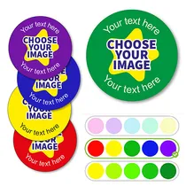 Design Your Own Stickers - Colour Palette (70 Stickers - 25mm)