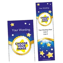 Design Your Own Bookmark - Stars (59mm x 210mm)