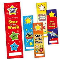 Design Your Own Bookmark - Star of the Week (59mm x 210mm)