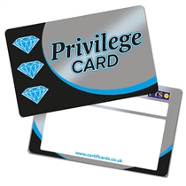 10 Metallic Privilege CertifiCARDs