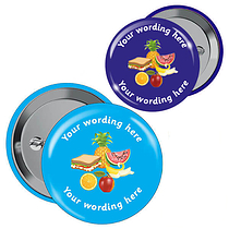 10 Personalised Lunch Badges