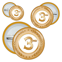 10 Third Badges - Bronze