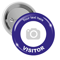 10 Upload Your Own Visitor Badges - 50mm