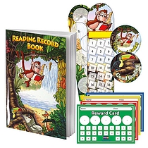 100 Reading Record Books Value Pack - Jungle - A5