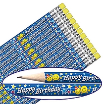12 Happy Birthday Emoji Pencils