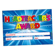 20 Headteacher's Award Certificates - A5