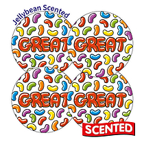 20 Jellybean Scented Reward Stickers - 32mm
