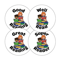 20 Reading Reward Stickers - 32mm