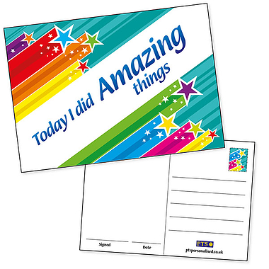 20 Today I Did Amazing Things Postcards - A6
