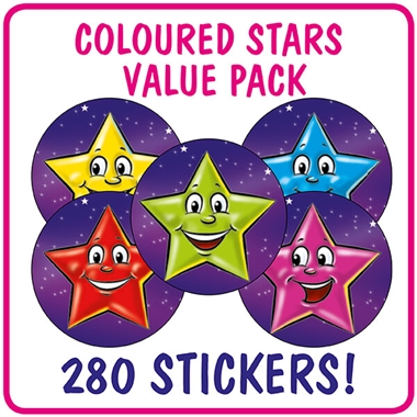 280 Star Stickers - 25mm