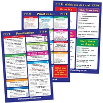 3 Grammar, Punctuation and Literacy Posters - A2