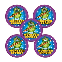 30 Monster Effort Stickers - 25mm