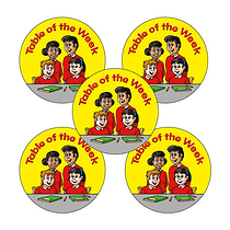 30 Table of the Week Stickers - 25mm