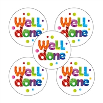 30 Well Done Stickers - 25mm