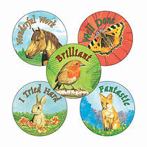 30 Wildlife Stickers - 25mm