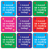 35 Reading Stage Stickers - 20mm