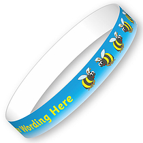 5 Personalised Bees Wristbands