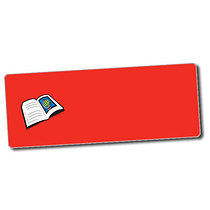 56 Personalised Book Stickers - 46 x 16mm