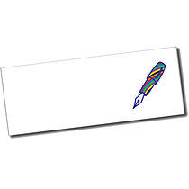 56 Personalised Pen Stickers - 46 x 16mm