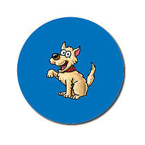 70 Personalised Dog Stickers - 25mm