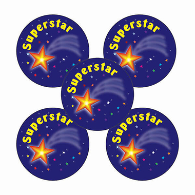 70 Superstar Stickers - 25mm
