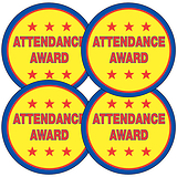 Attendance Award Stickers (35 Stickers - 37mm)