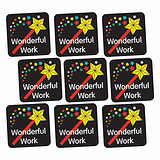Wonderful Work Stickers (140 Stickers - 16mm)
