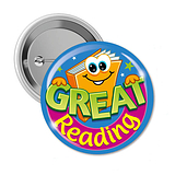 10 Great Reading Badges - 38mm