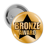 10 Bronze Award Badges - 38mm