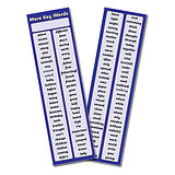 More High Frequency Key Words Bookmarks (30 Bookmarks)